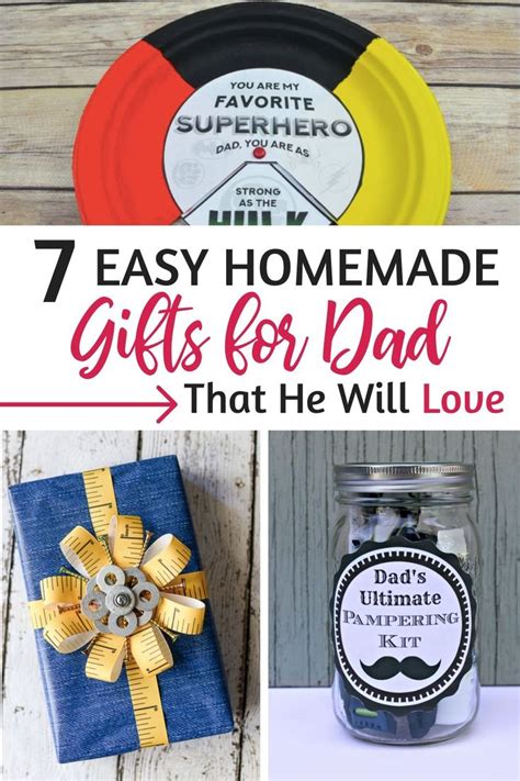 But gift ideas for dad can touch not only emotionally, but also be funny or original, and thus stimulate the father to smile, puzzle, tinker, or dream. The Best DIY Gifts for Dad That Are Budget Friendly ...