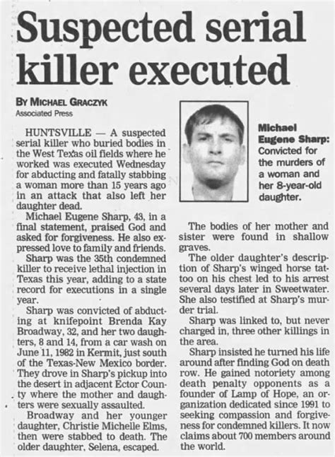 Suspected Serial Killer Executed