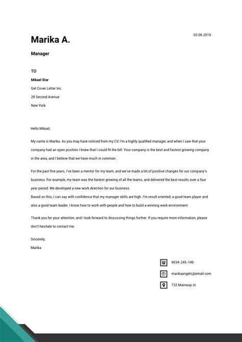 This letter is my formal application for your secretary vacancy which was advertised today on the dayjob.com website. Physical Therapist Assistant Cover Letter Example & Writing Tips Free 2021