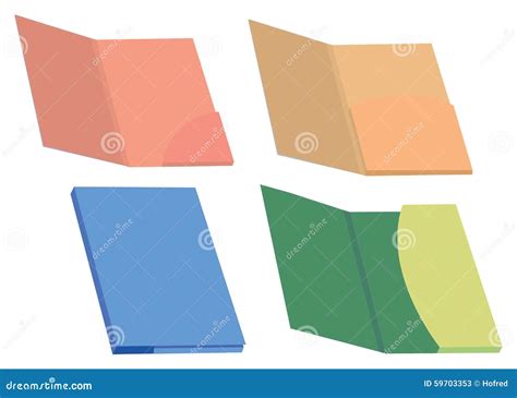 Folders Vector Icons Template Folder For Documents File Vector