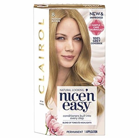 Being an asian, your natural hair is strong and dark. Clairol Nice' n Easy Permanent Hair Dye 8 Medium Blonde ...