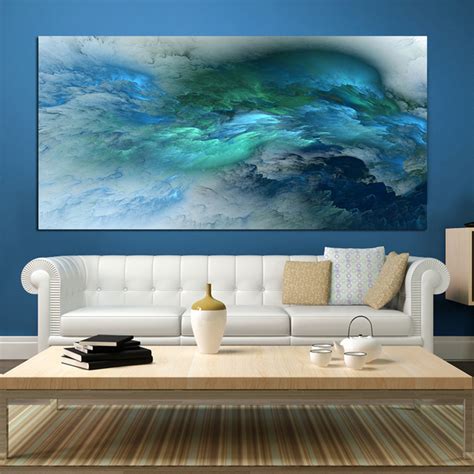 Wangart Abstract Colors Unreal Canvas Art Wall Painting Living Room