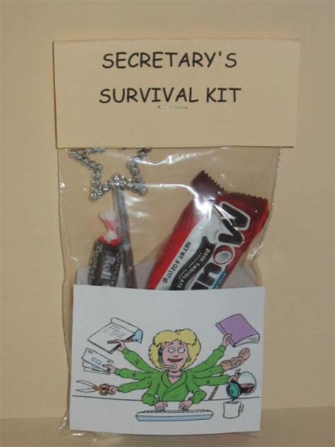 Secretarys Survival Kit Busy By Howadorable On Etsy