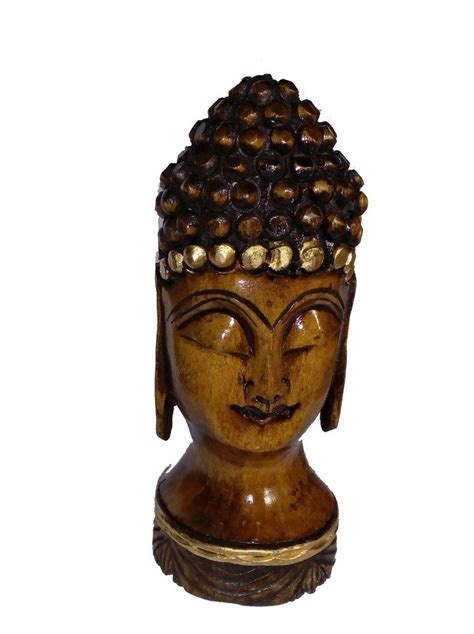 Buy Balaji Handicrafts Hand Carved Wood Buddha Statue Buddha Decor