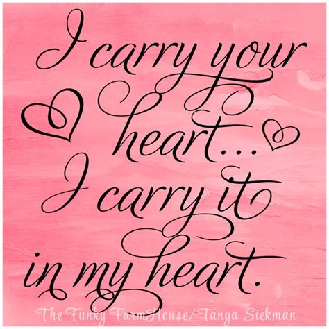 Svg Dxf And Png I Carry Your Heart I Carry It In My Heart Etsy