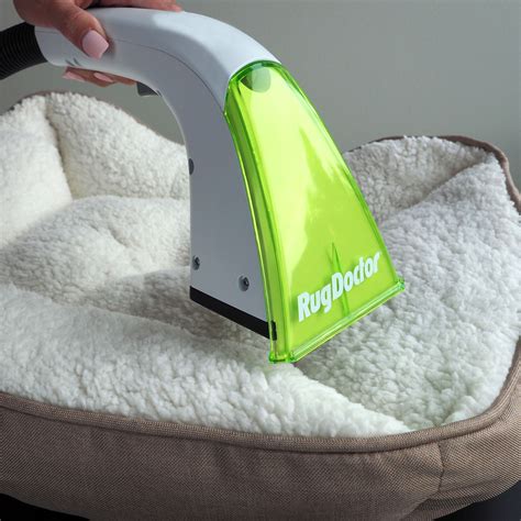 You're pretty smug about it until someone spills wine on the floor. Pet Portable Spot Cleaner - Rug Doctor