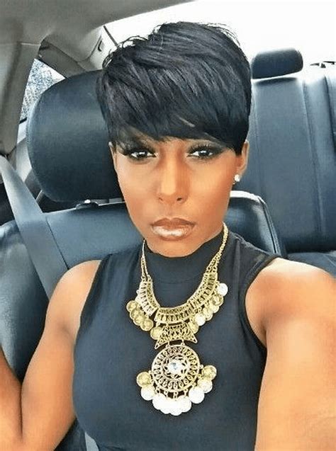 Gorgeous Short Pixie Hairstyles Ideas For Black Women17 Short Hair Styles Hair Styles Short Wigs