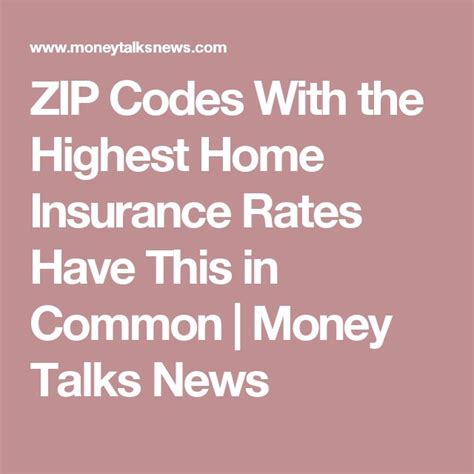 Zip Codes With The Highest Home Insurance Rates Have This In Common