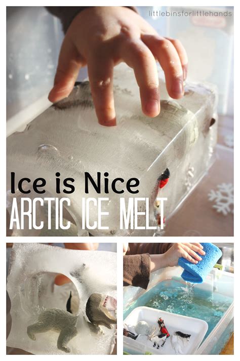 Arctic Sensory Play Ice Melt Science For Kids Science For Kids