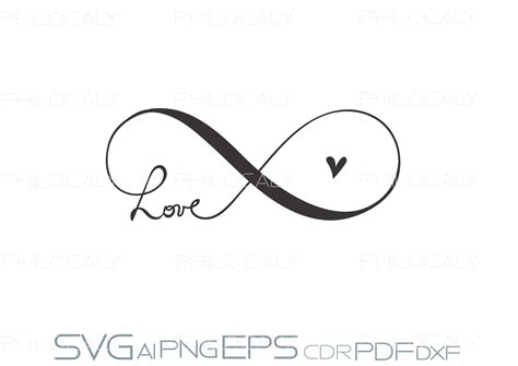Infinity Symbol Svg Love Svg Valentines Day Svg Heart Svg Etsy