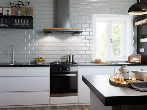 Le carrelage blanc s'intègre parfaitement à votre cuisine. Comment choisir son carrelage métro pour sa décoration ...