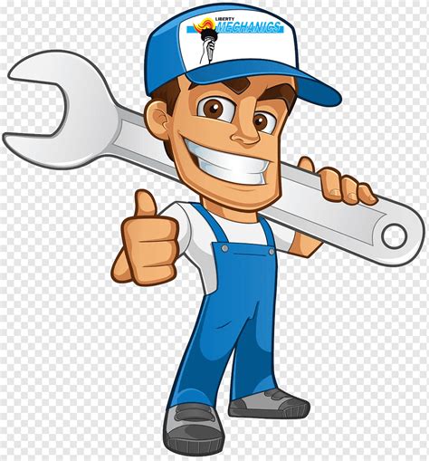 Cartoon Mechanic Logo