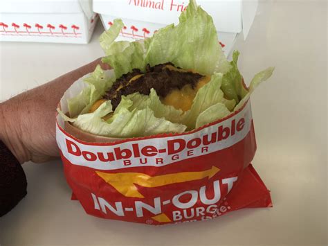 Low Carb In N Out Protein Style Burger Menu Mr Skinnypants