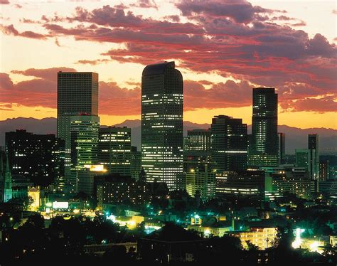 Denver Skyline Places To Visit Denver City