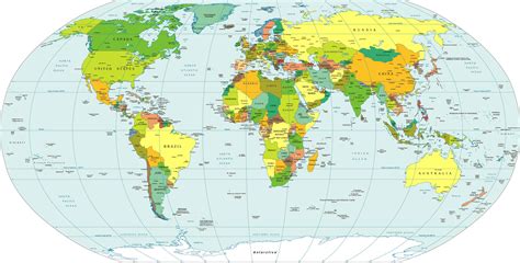 Large detailed political map of the World. Large detailed political ...