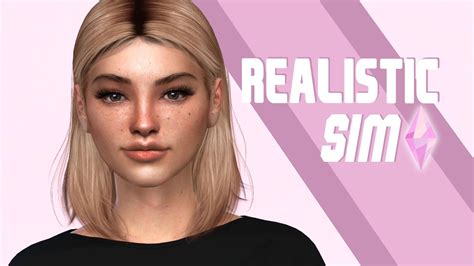Realistic Sim Sims CAS CC List YouTube