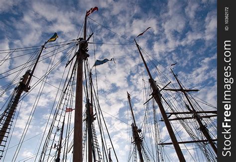 Sailing Masts Of Wooden Tall Ships Free Stock Images And Photos