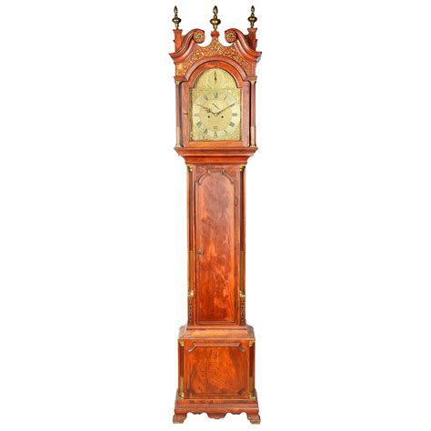18th Century Antique Walnut Longcase Clock By Daniel Delander Of London For Sale At 1stdibs