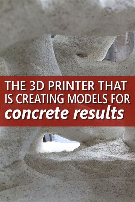 3d Printing Thats Concrete 3d Printers Are All The Rage And Doing