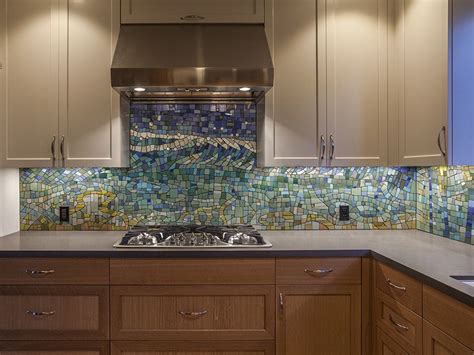 I am super excited to show you our new laundry room backsplash. Kitchen mosaic backsplash | Metallic backsplash ...