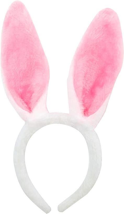 Trixes Bunny Rabbit Ears On Headband Cute Ts Fluffy White And