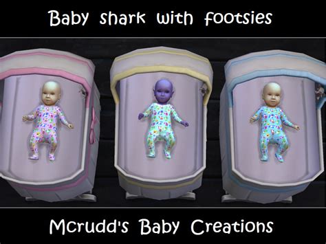 The Sims Resource Baby Shark Footsies