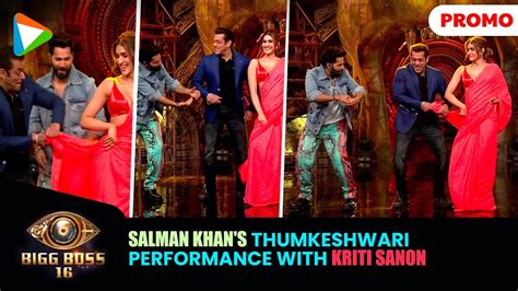 Bhediya Cast Varun Dhawan And Kriti Sanon With Salman Khan On Shanivaar