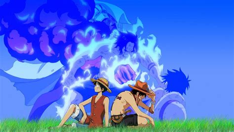 One Piece Luffy And Ace Wallpapers Wallpaper Cave