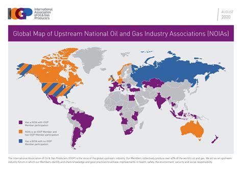 Global Map Of Upstream National Oil And Gas Industry Associations