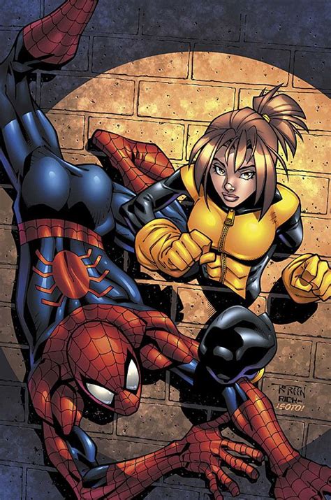 Spider Man And The X Men S Kitty Pryde By Randy Green Kitty Pryde Spiderman Comics
