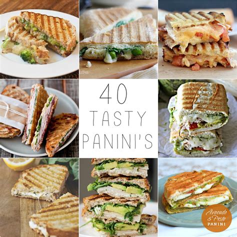 I'm thrilled that america has embraced panini. 40 Panini Recipes | Panini recipes, Sandwich maker recipes ...