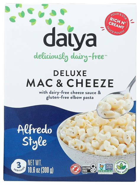 Amazon Com Daiya Dairy Free Gluten Free Alfredo Style Vegan Mac And