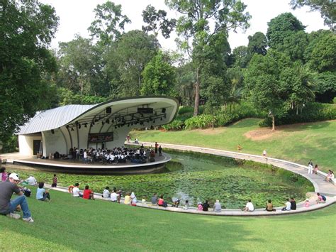Singapore Botanic Gardens Symphony Lake Singapore Garden Singapore