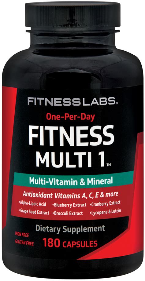 Fitness Multi 1 180 Capsules Pipingrock Health Products
