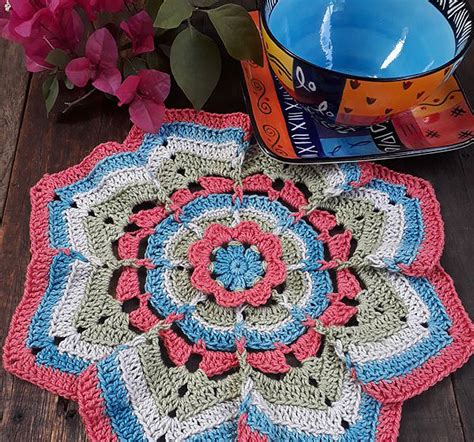 23 free and simple crochet potholder and hot pad patterns stitch11