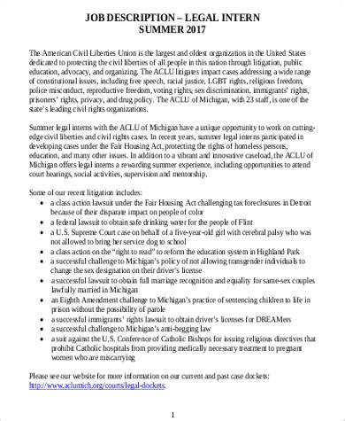 Aktuell 3 asset management internship jobs letzte aktualisierung: FREE 10+ Summer Intern Job Description Samples in MS Word ...