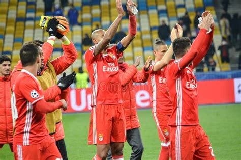 Player ratings as les bleus flounder against resilient ukraine. Kiev, UKRAINE - OCT 19, 2016: SL Benfica Football Players ...