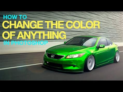 Rgb, cymk for print, hex for web and the pantone colors can be seen below. How to Change the Color of Anything in Photoshop - YouTube