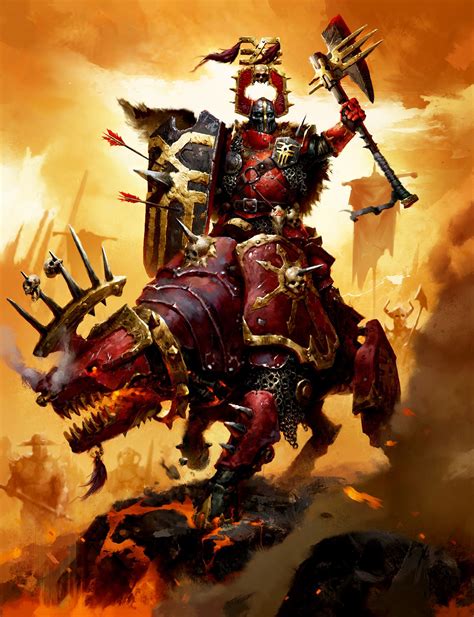 Lord On Juggernaut Ageofsigmar Warhammer Art Fantasy Aos