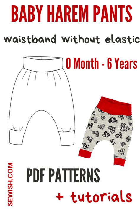 Baby Harem Pants Pattern Harem Pants Diy Pants Pattern Free Pants