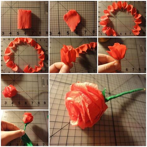 How To Make A Simple Paper Rose Step By Step
