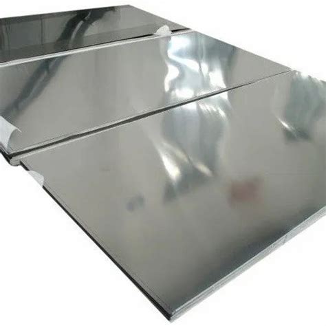 Plate Silver Mirror Finish Stainless Steel Sheet At Rs Unit In