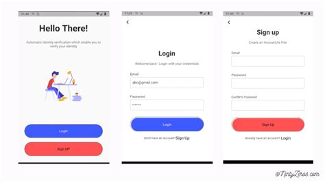 Simple Login Page With Logo Image In Flutter Android App Vrogue