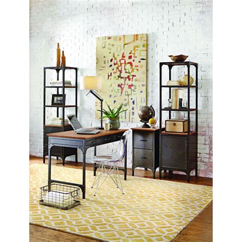 L luxury vinyl plank flooring (23.44 sq. Home Decorators Collection Ambrose Natural Storage Open ...