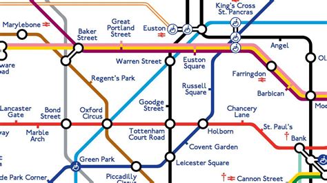 Subway Map London Tube Map Transit Map