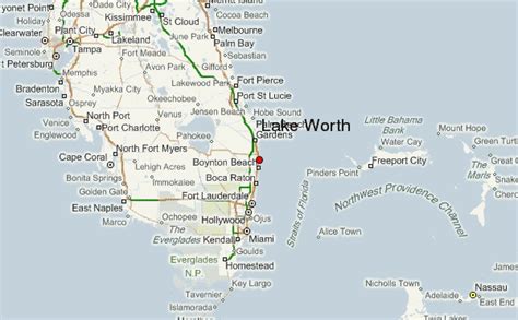 Lake Worth Beach Florida Map