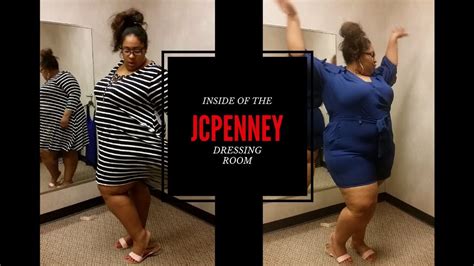 inside the dressing room plus size try on jcpenney youtube