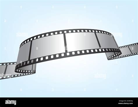 Cinema Movie And Photography 35mm Film Strip Template Vector 3d