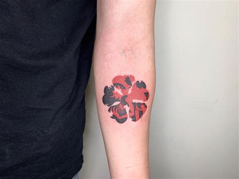 My First Tattoo From The Anime Black Clover Rtattoo