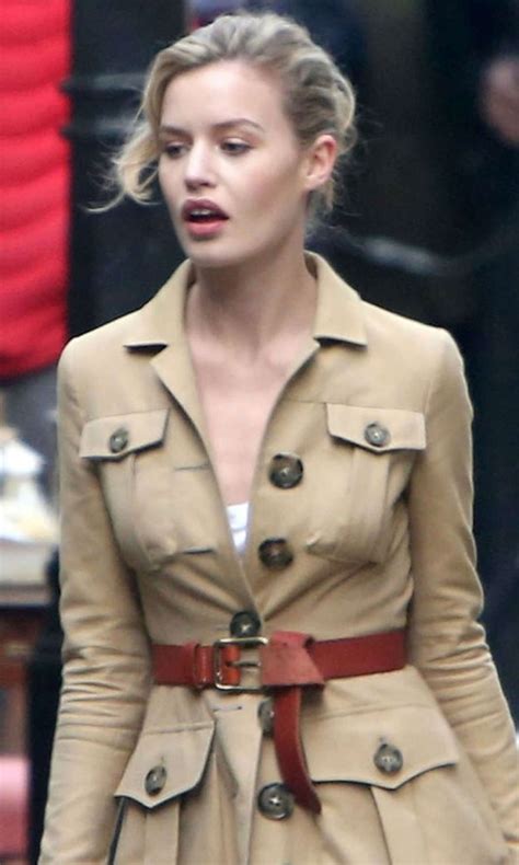 Georgia May Jagger On The Set Of Rimmel Commercial In Hampstead Village